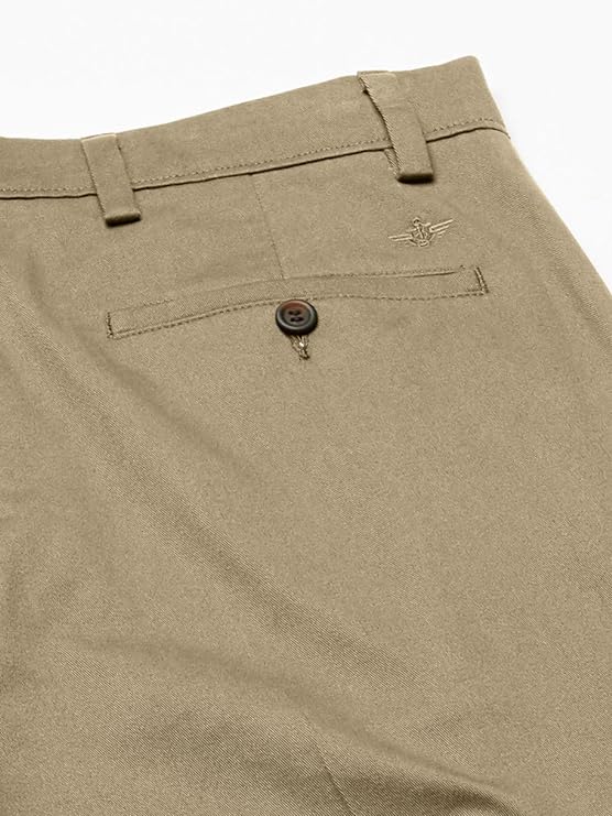 Dockers Men's Easy Stretch Classic Fit Khaki Pants Color Timber Wolf W34xL30