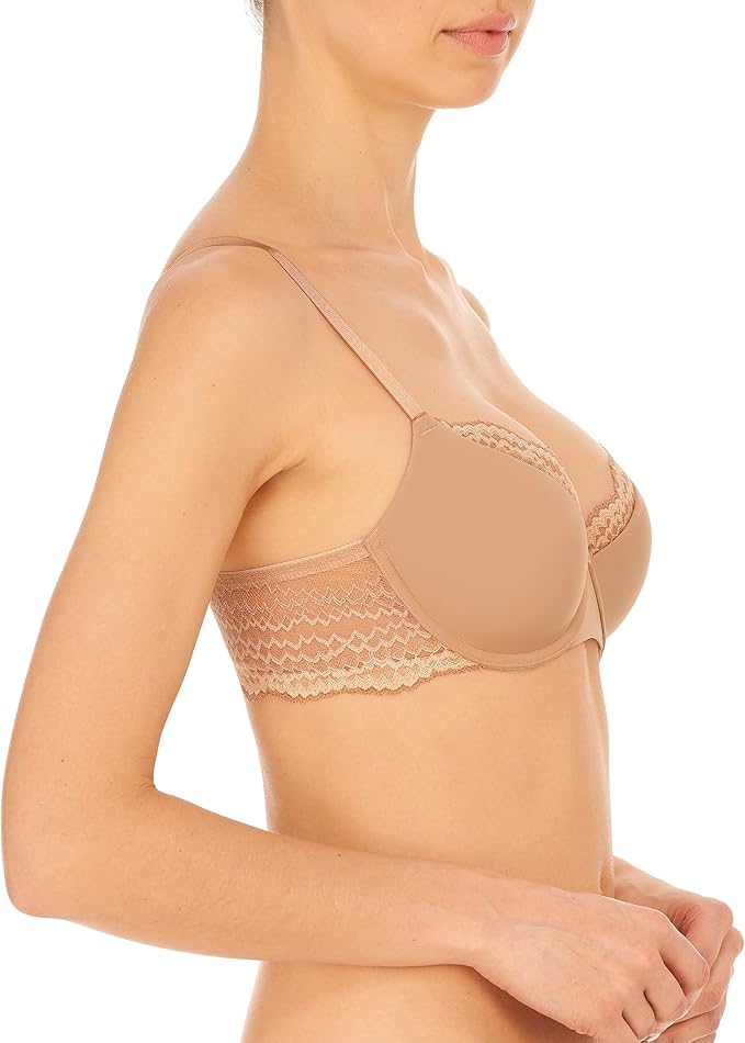 Natori Breakout Full Fit Contour Underwire Bra Cafe/Lt Ivory Size 32B