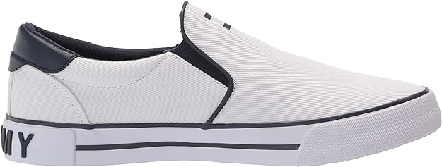 Tommy Hilfiger Men's Roaklyn Loafer Color White Multi Fabric Size 7M