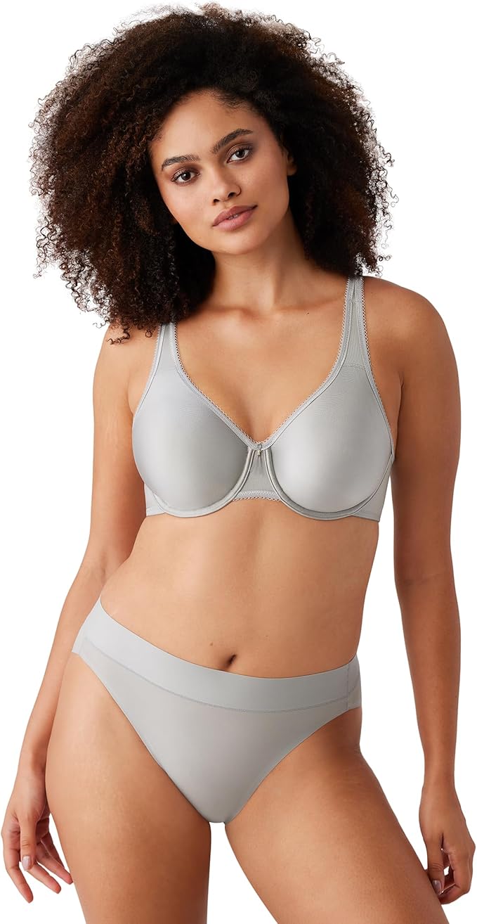 Wacoal Women's Beauty Unlined Underwire Full Coverage Bra Ultimate Gray Size 34DDD