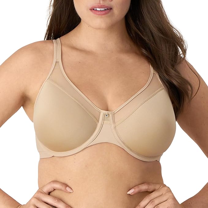 Bali One Smooth U Ultra Light Shaping Underwire Bra Nude Size 34D