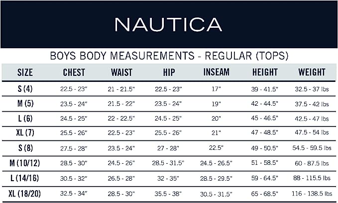 Nautica School Uniform Short Sleeve Polo Shirt Color Lt Blue Size XL (18-20)