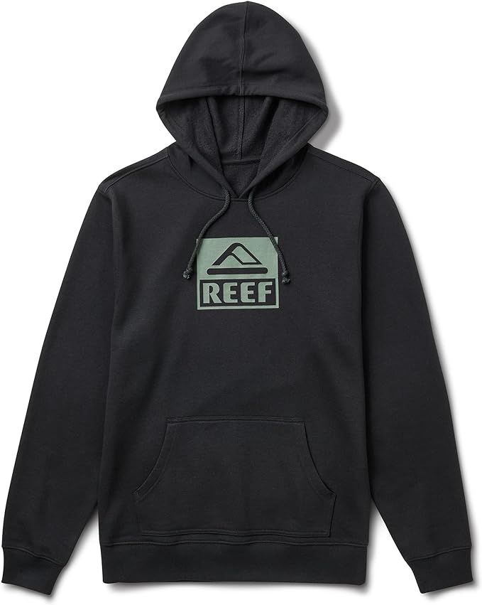 REEF Men's Legacy Fleece Hoodie Color Caviar Size M