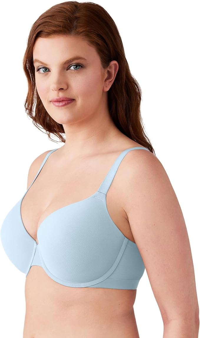 Wacoal Shallow Top Shape Revelation T-Shirt Bra Winter Sky Size 40C