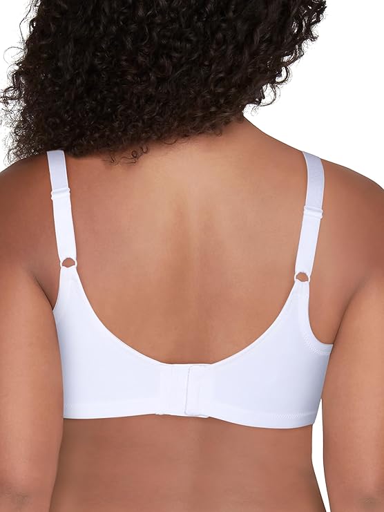 Vanity Fair Full Figure Beauty Back Smoothing Bra Color White Size 38C