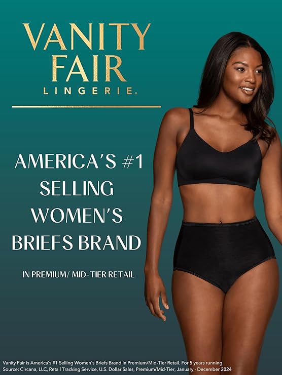Vanity Fair Perfectly Yours Ravissant Nylon Hi Waisted Underwear Fawn Nude Size 8/XL