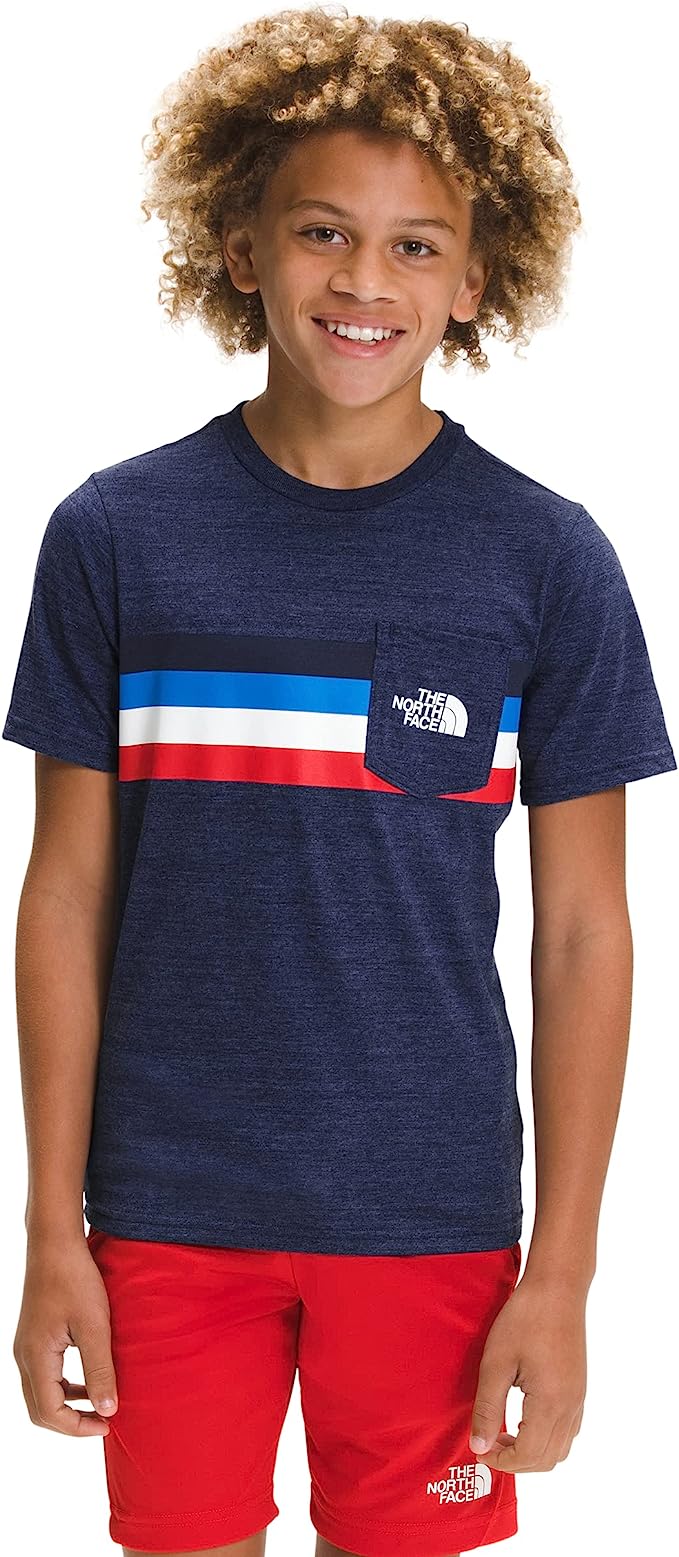 The North Face Big Boys Graphic T-shirt Color Navy Heather Size S