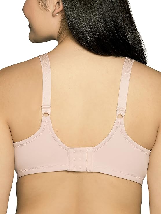 Vanity Fair Beauty Back Back Smoother Full Sheer Bra Quartz Nude Size 36C