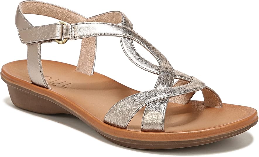 Soul Naturalizer Summer Ankle Strap Summer Sandal Warm Silver Size 8.5W