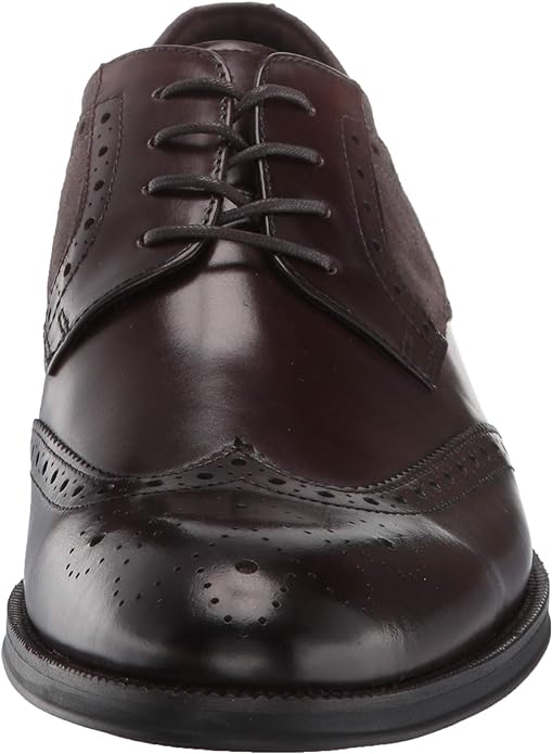 Kenneth Cole Men's Brock Wing Tip Lace Up Oxford Shoes Color Brown Size 7M