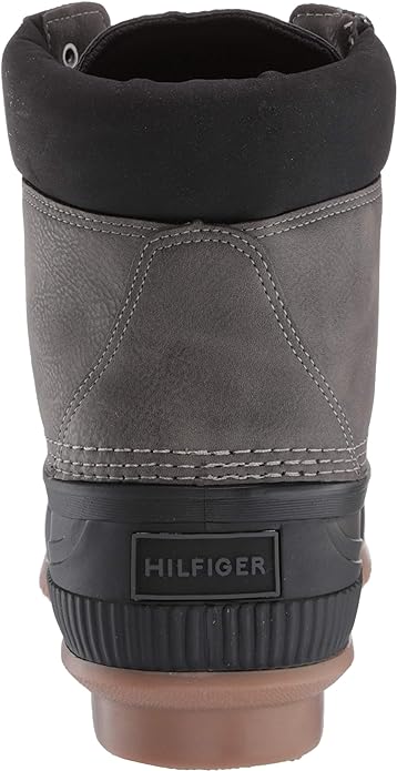 Tommy Hilfiger Men's Colins Duck Rain Boots Color Gray Size 8M