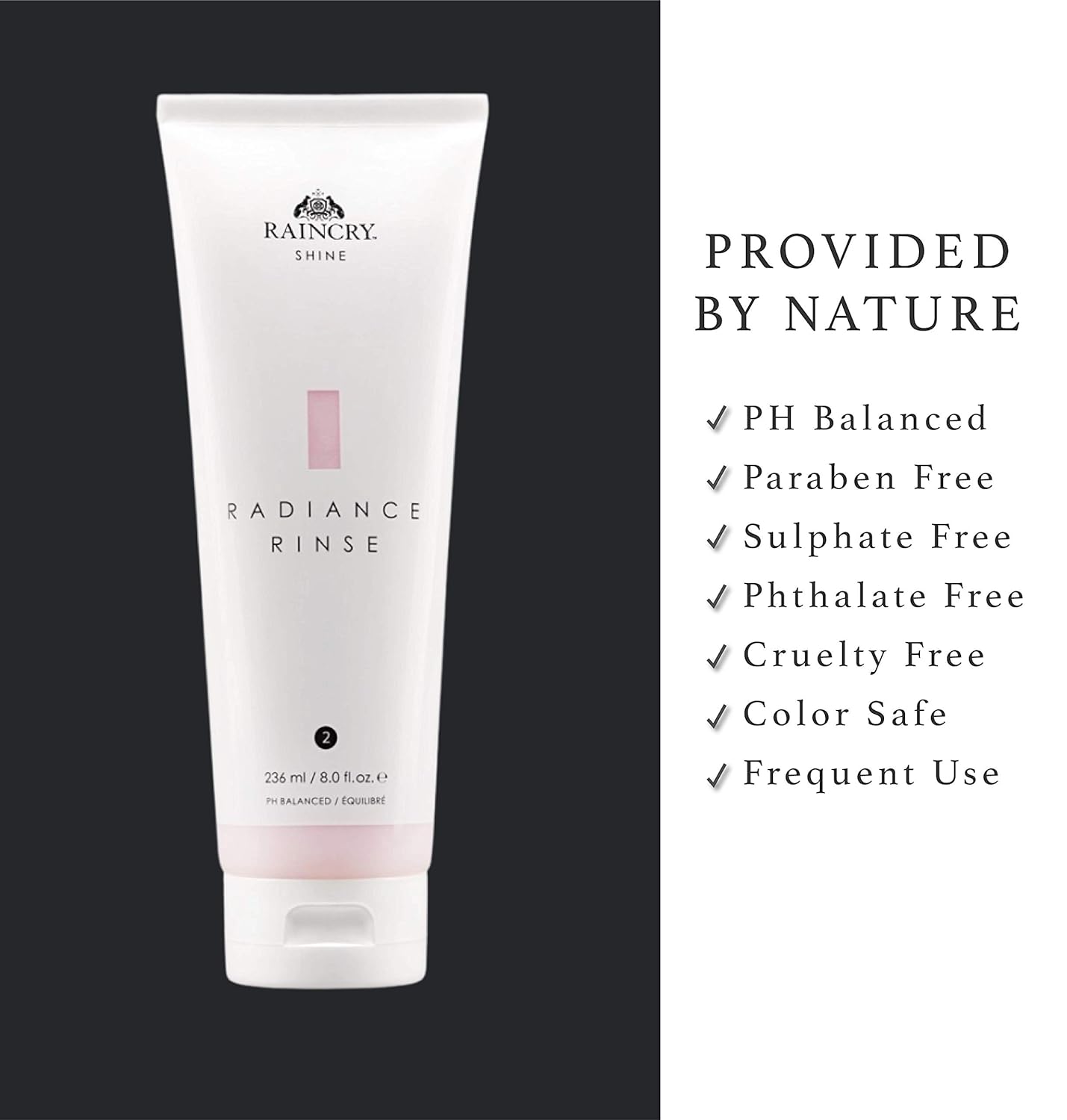 RAINCRY Shine Conditioner – Radiance Rinse 236mL