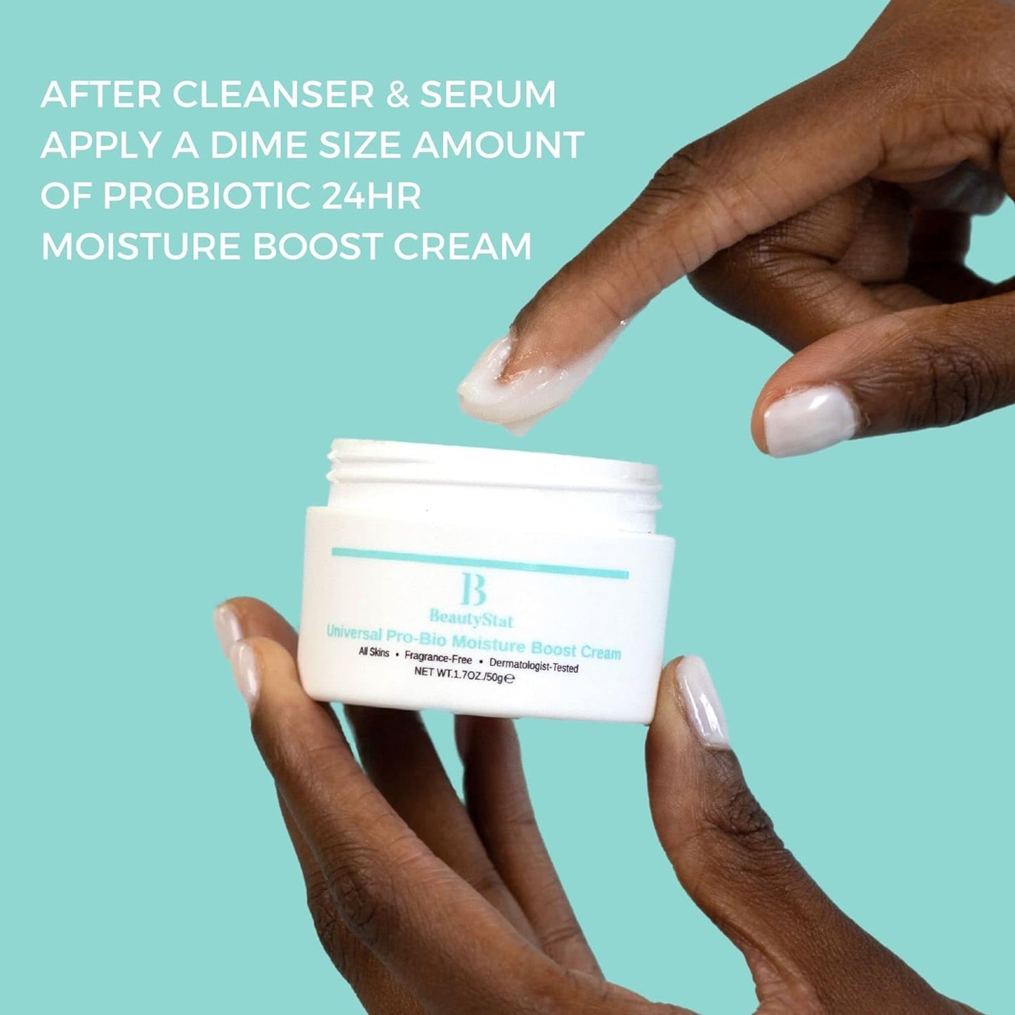BeautyStat Universal Pro-Bio 24hr Moisture Boost Cream, 1.7 Oz