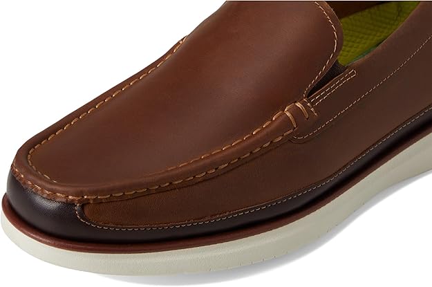 Florsheim Men's Tropics Moc Toe Venetian Slip-on Loafer Brown Size 11W