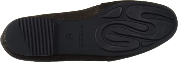 Gentle Souls by Kenneth Cole Women's Eugene Ruffle Slipper Loafer Color Bronze Size 6.5M