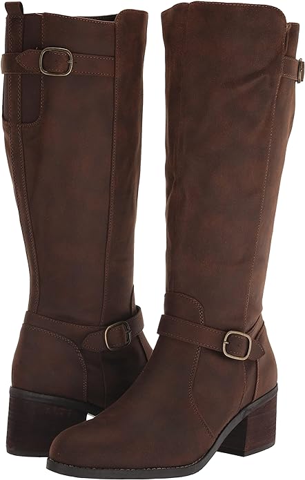 Bella Vita Women's Baina Wide Calf Equestrian Boots Color Brown Size 9M