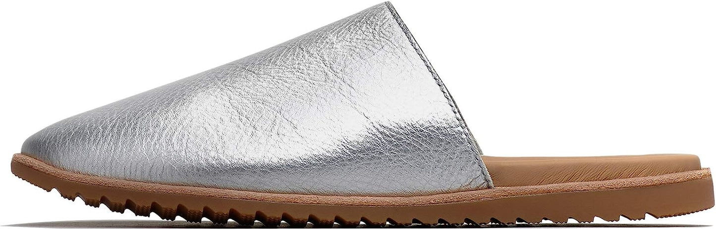 Sorel Womens Ella Mule Clog Color Silver Size 5.5M