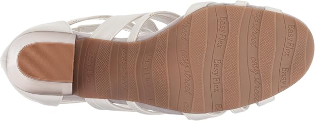 Easy Street Women's Amaze Dress Heeled Sandals White Size 8