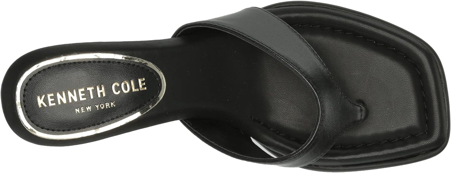 Kenneth Cole New York Women's Classic Geneva Wedge Sandals Color Black Size 7.5M