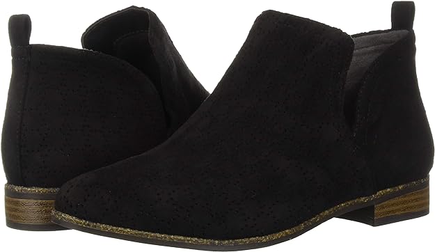 Dr. Scholl's Women's Rate Booties Color Black Microfiber Size 11M