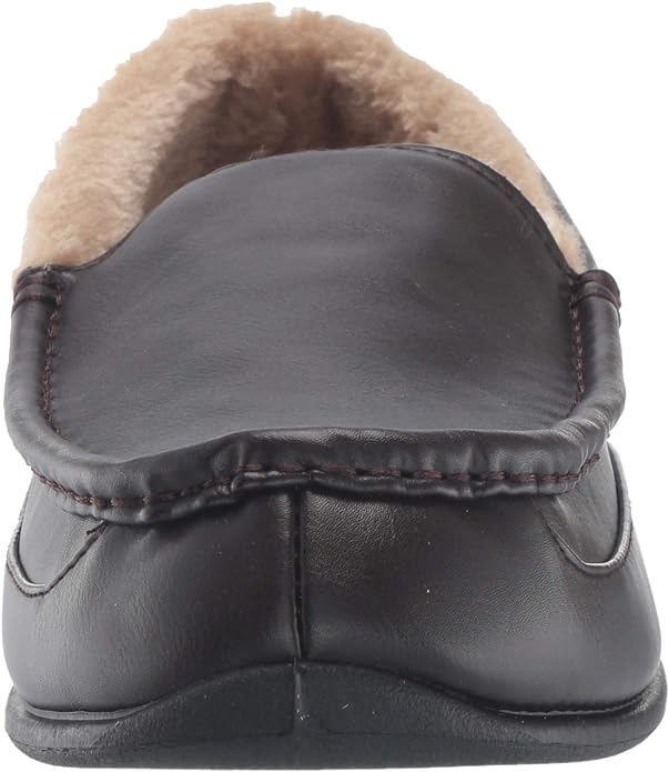 Deer Stags Men's Slipperooz Nordic Spun Slippers Color Dark Brown Size 9W