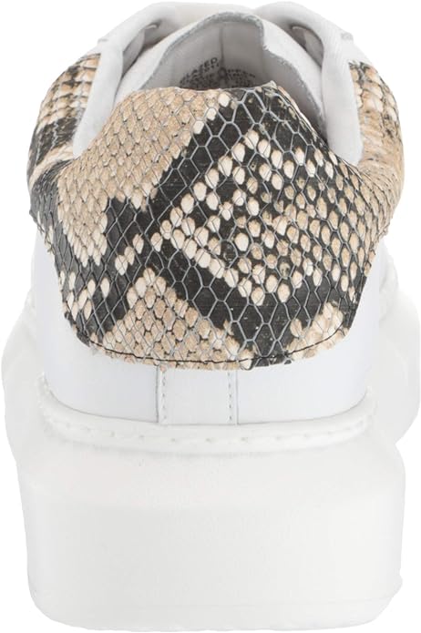 STEVEN by Steve Madden Women's Glazed Sneaker  Color White Size 8.5M