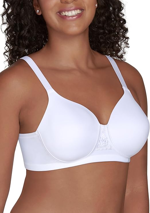 Vanity Fair Full Figure Beauty Back Smoothing Bra Color White Size 38C