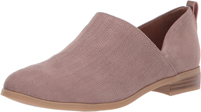 Dr. Scholl's Women's Ruler Slip-on Shooties Color Taupe Grey Microfiber Size 9.5M