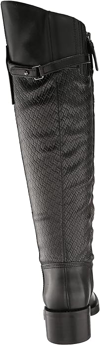 Franco Sarto Women's Colt-Tall High Shaft Boots Color Black Leather Size 11M