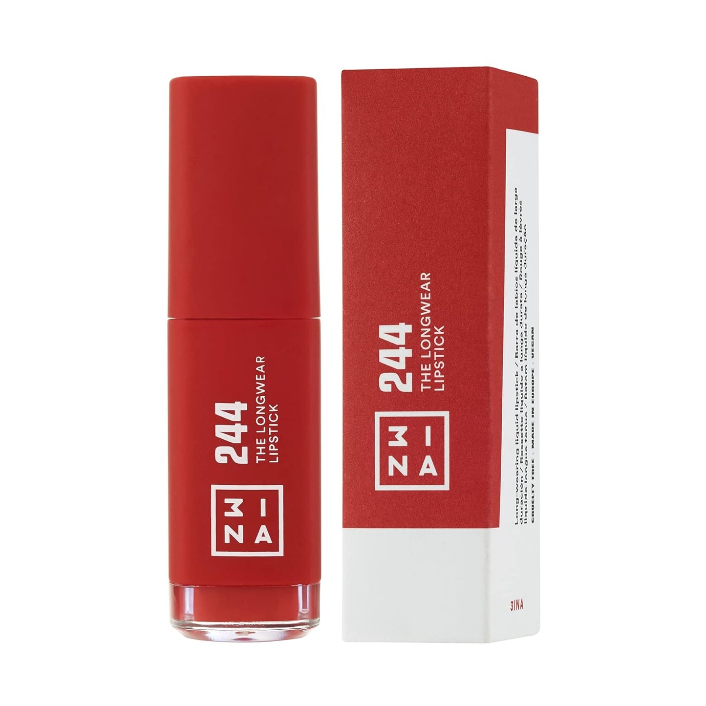 3INA The Longwear Lipstick 244, 0.22 oz