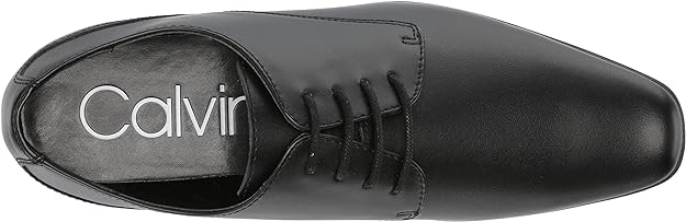 Calvin Klein Men's Brodie Oxford Shoe Color Black Leather Size 11M