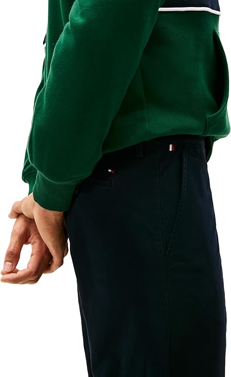 Tommy Hilfiger Men's Straight-Fit Chino Pants Navy Blaze W34xL32