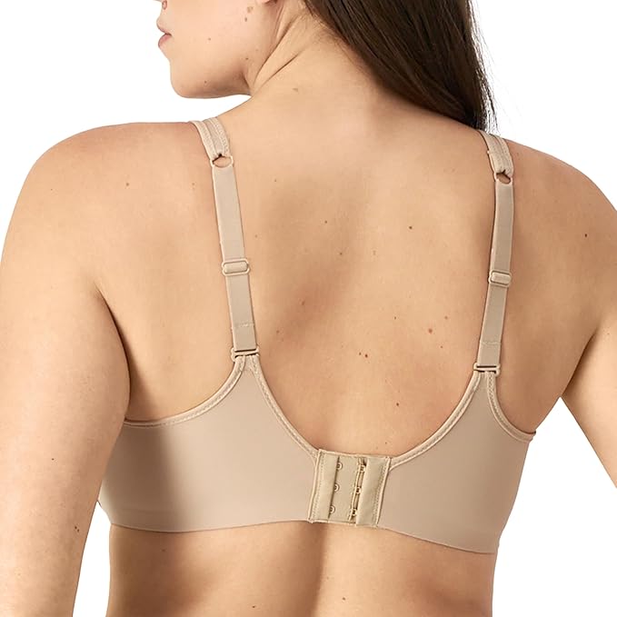 Bali One Smooth Ultra Light Illusion Neckline Underwire Bra Nude Size 40B