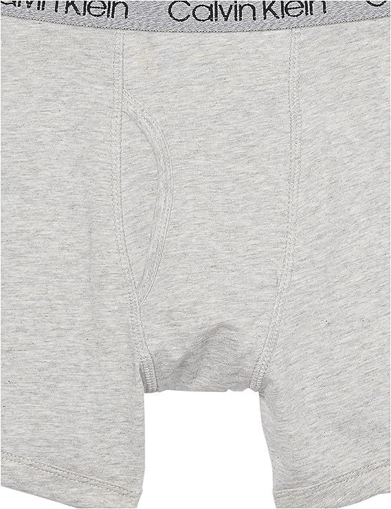 Calvin Klein Boys' Modern Cotton Boxer Briefs Underwear, 2-Pack Color Green Size XL