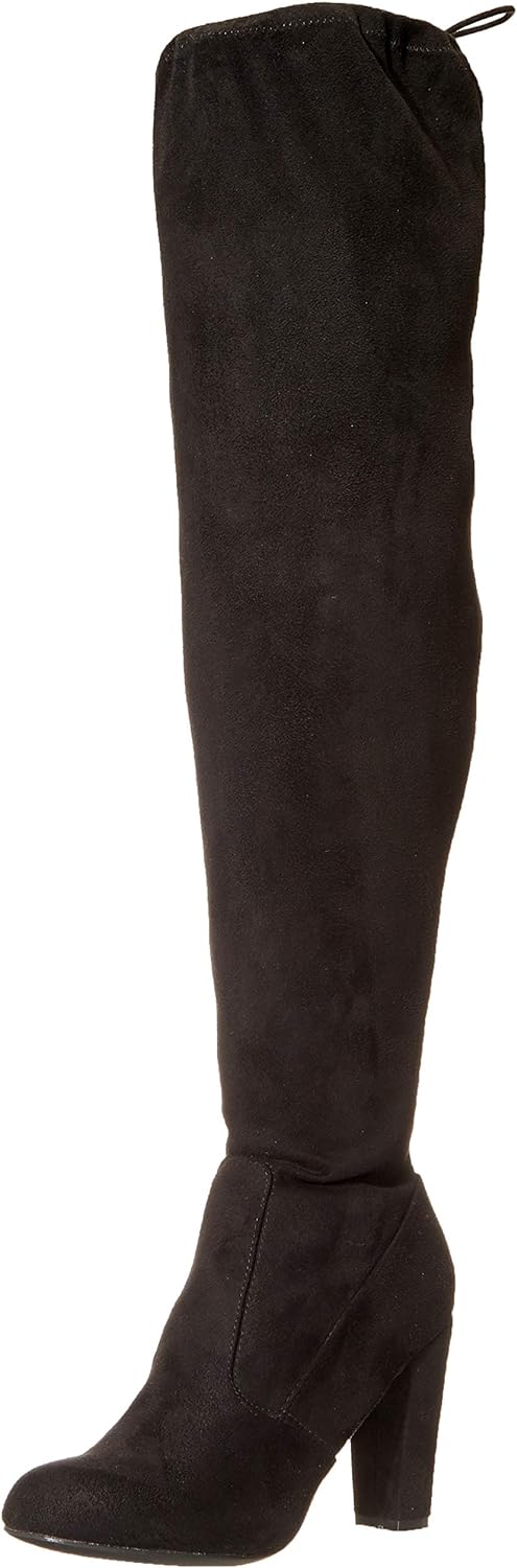 Journee Collection Women's May Wide Calf Knee Boots Color Black Size 7.5M
