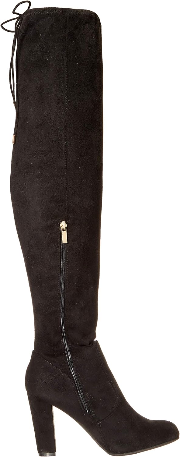 JC Journee Collection Women's Maya Wide Calf Boots Color Black Size 8WC