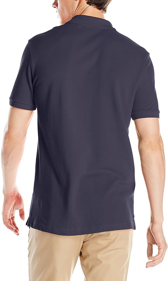 Lacoste Men's Stretch Cotton Slim Fit Polo Shirt Color Navy Size 4/M