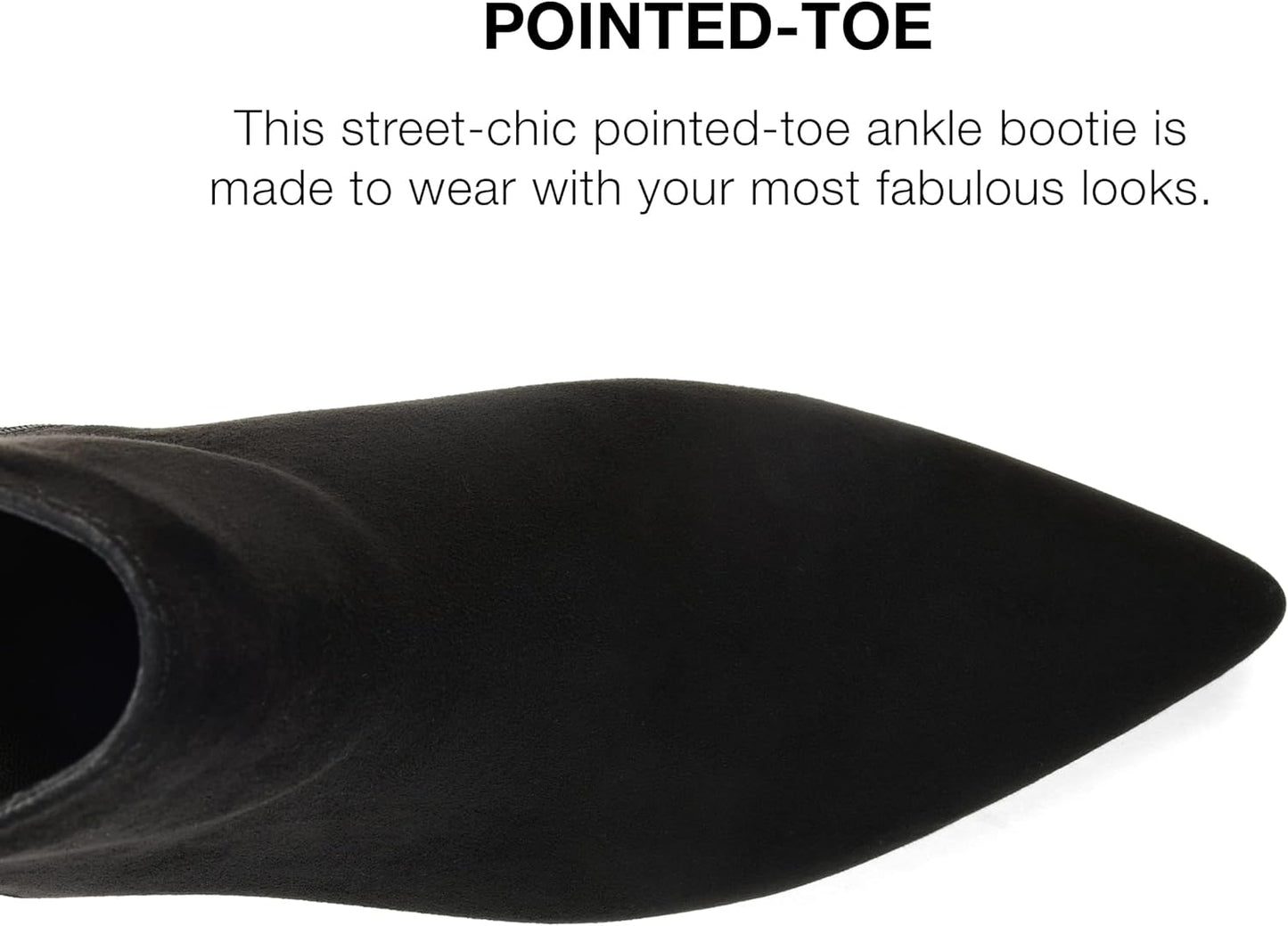 Journee Collection Women's Isobel Pointed Toe Booties Color Black Size 8M