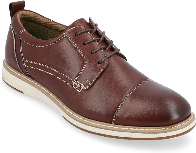 Vance Co. Men's Jedd Tru Comfort Foam Dress Shoe Color Brown Size 11M