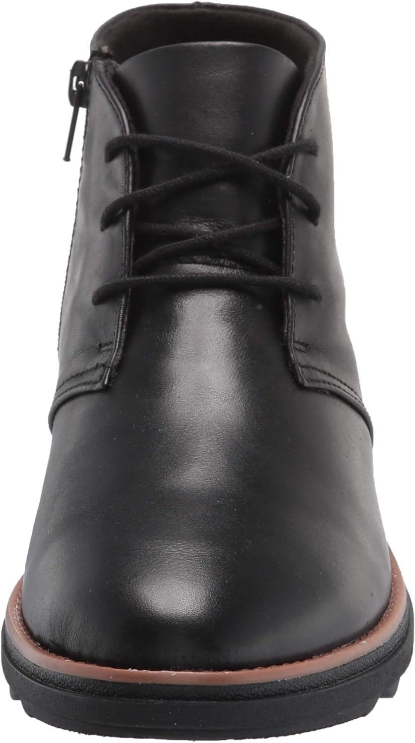 Clarks Women's Sharon Hop Ankle Booties Color Black Leather Size 6M