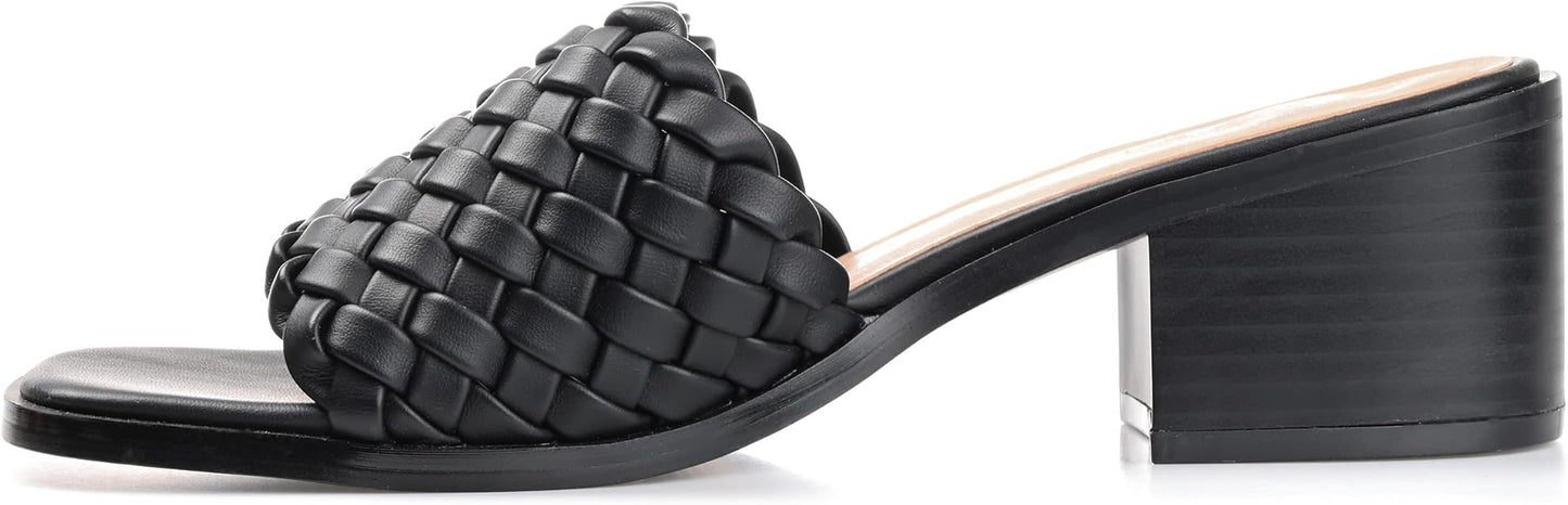 Journee Collection Women's Fylicia Dress Sandals Black Size 9.5
