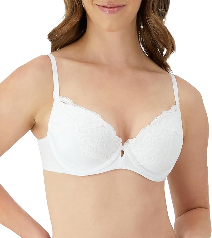 Maidenform Comfort Devotion Your Lift Underwire Bra White Size 40C