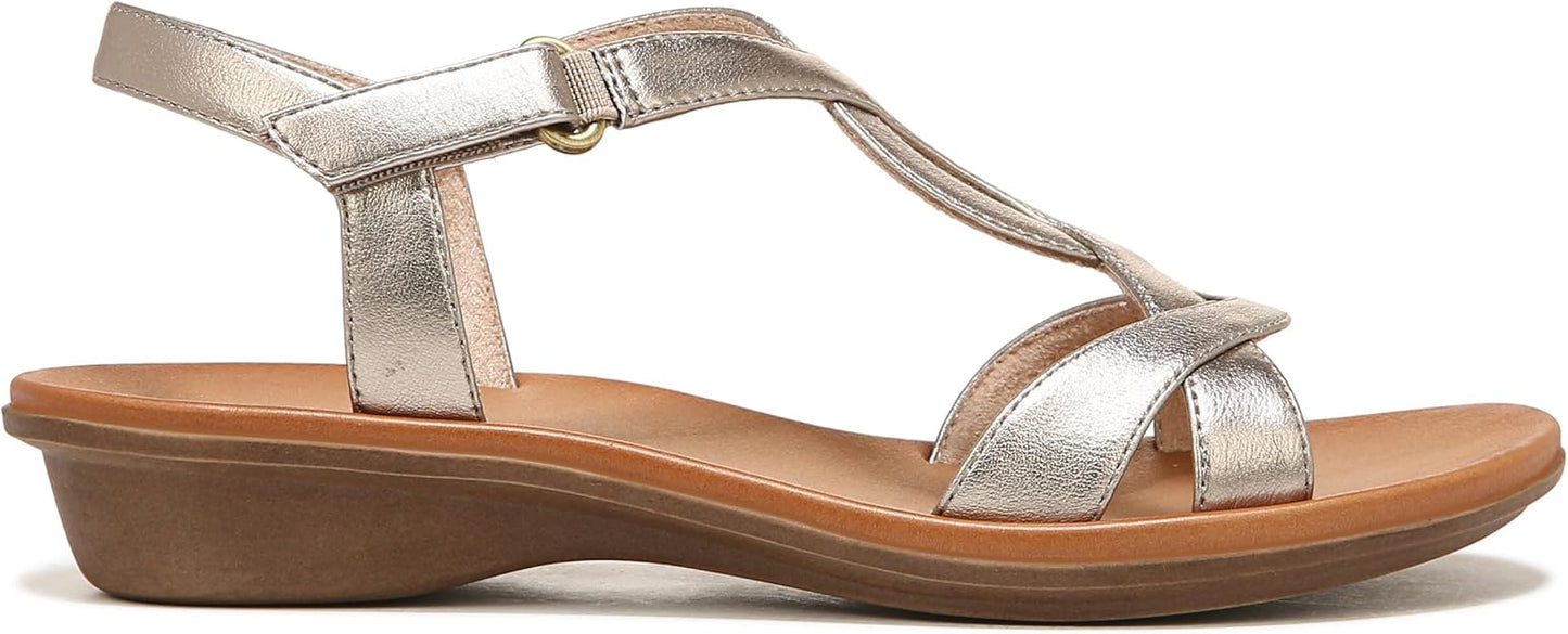 Soul Naturalizer Summer Ankle Strap Summer Sandal Warm Silver Size 8.5W