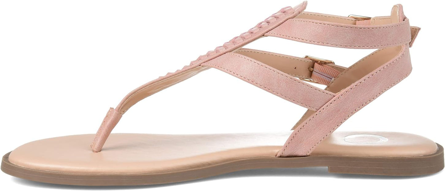 Journee Collection Women's Harmony Sandal Color Pink Size 8.5M