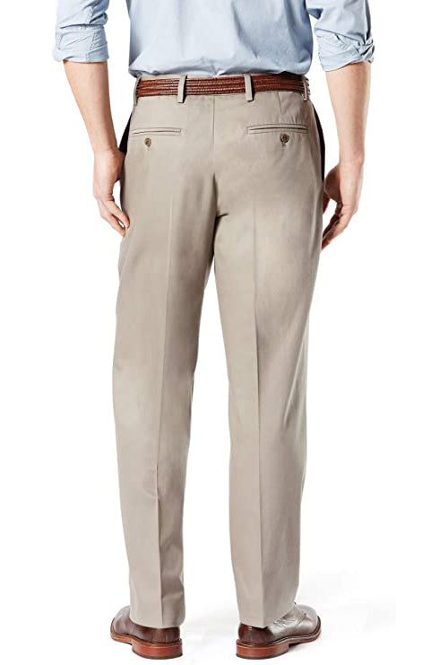 Dockers Men's Classic Fit Signature Khaki Lux Cotton Stretch Pants Color Timberwolf W30xL32