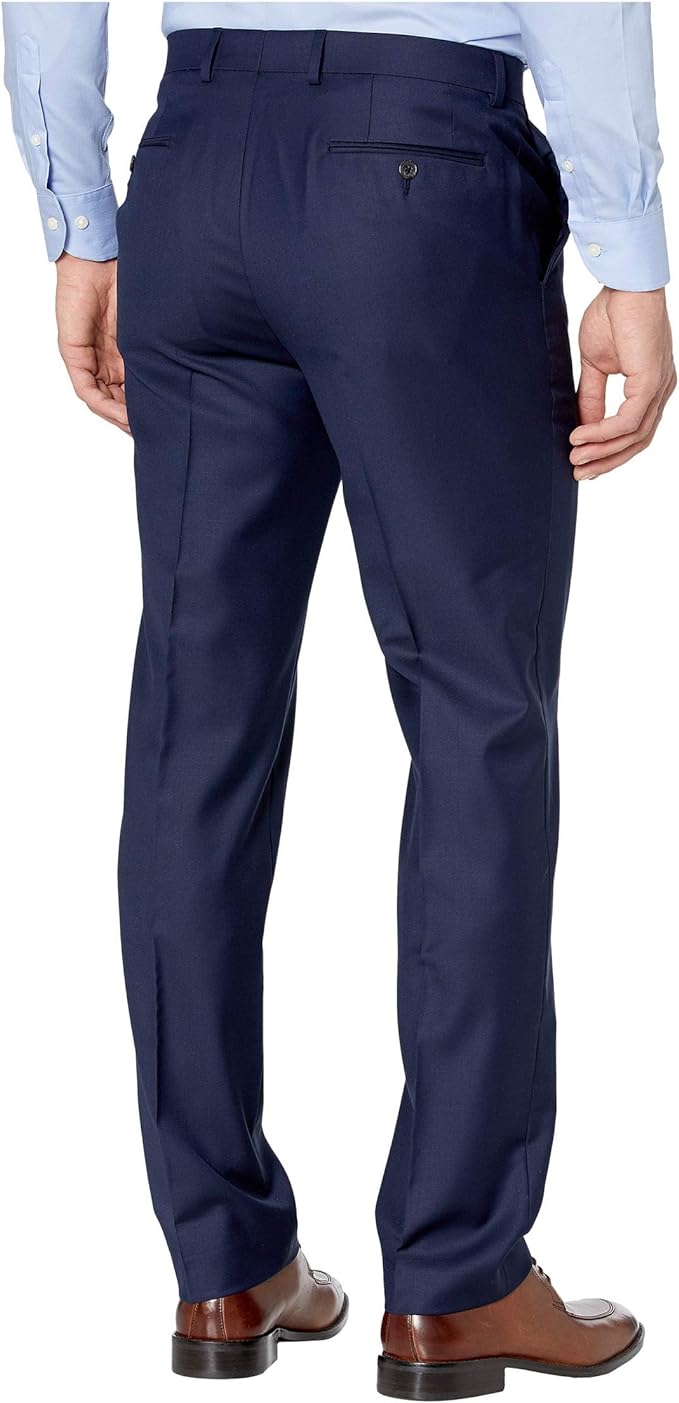 Lauren Ralph Lauren Men's Classic-Fit UltraFlex Stretch Suit Pants Color Navy Solid W38xL30