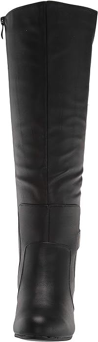 Journee Collection Women's Carver Wide Calf Knee High Boots Color Black Size 7.5M