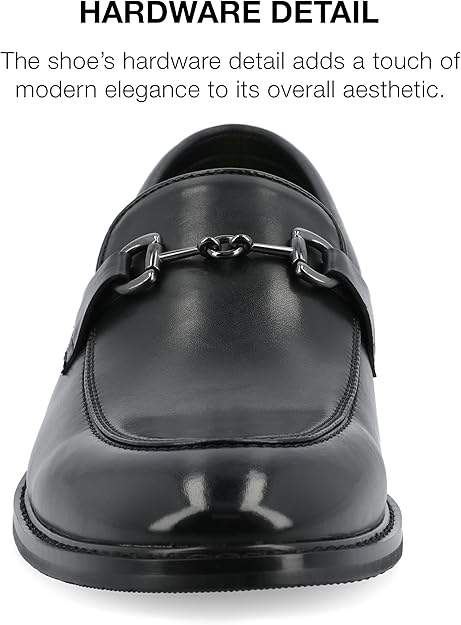 Vance Co Men's Rupert Tru Comfort Dress Shoe Black Size 10.5