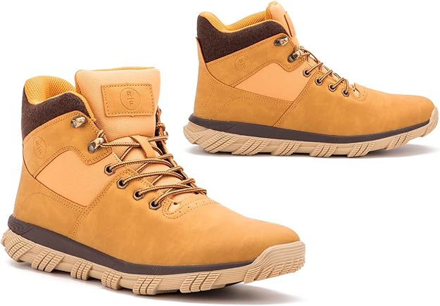Reserved Footwear Men's Darnell Mid-Top Sneaker Color Wheat Size 9.5M