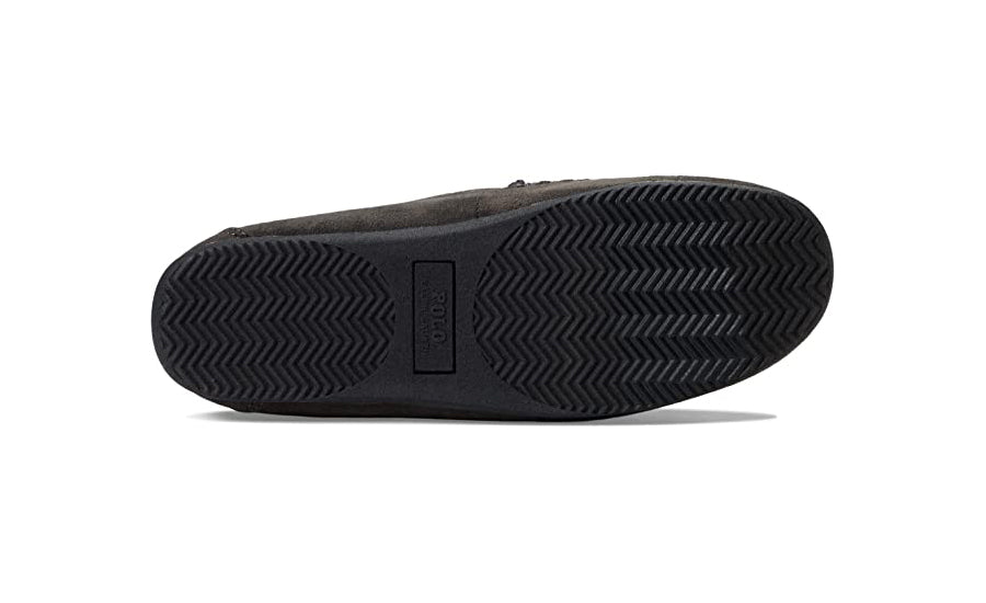 POLO RALPH LAUREN Mens Declan Bear Moccasin Slipper Color Gray Size 11